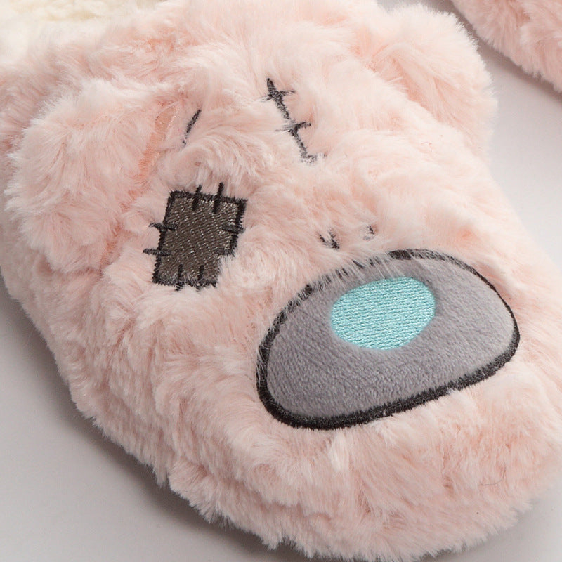 Autumn And Winter Thick Embroidery Women's Floor Slippers