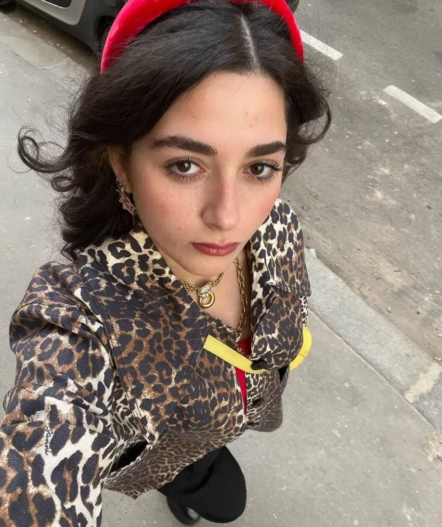 Women's Long Sleeved Leopard Print Jacket Jacket