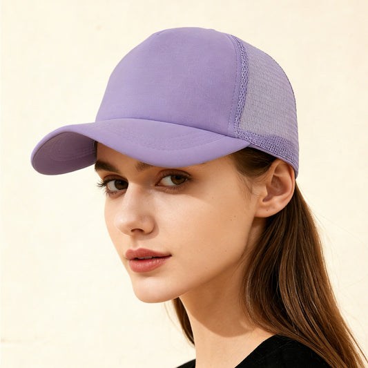 Breathable Mesh Baseball Cap Adjustable Sun Hat, Stylish Lightweight Design For Outdoor Activities & Summer Wear