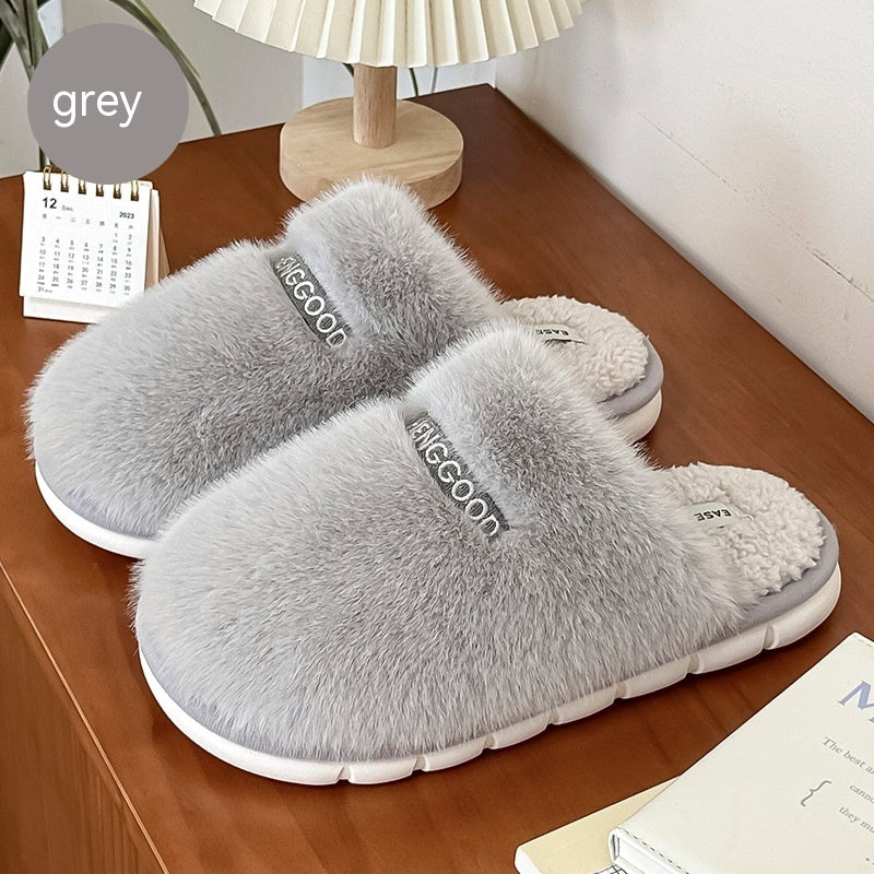 Couple Slippers Female Platform Bow