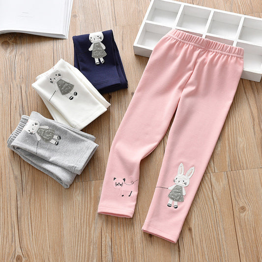 Cute Thermal Base Pants For Children