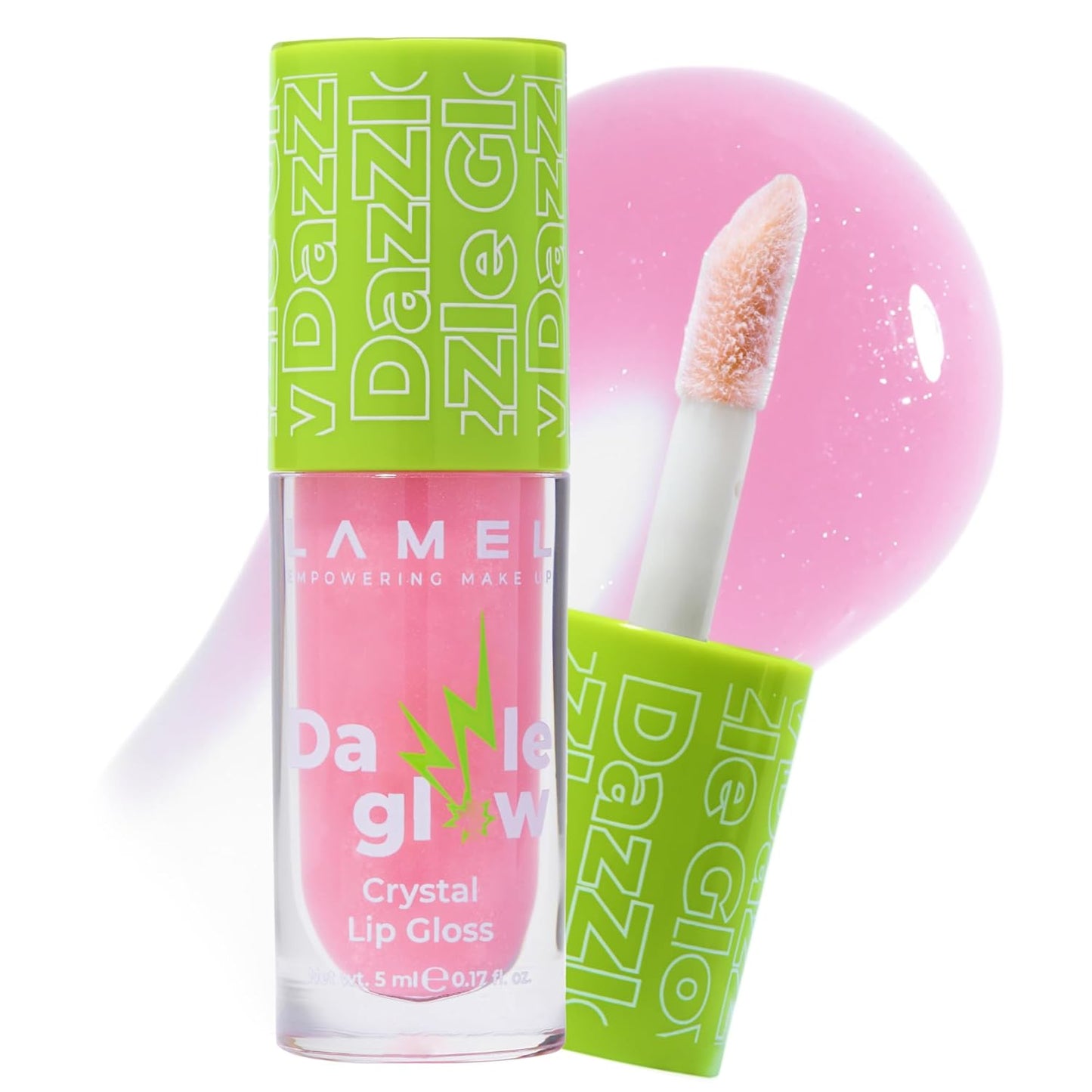 Dazzle Glow Crystal Clear Lip Gloss - Hydrating Lip Gloss - Non Sticky - Colored - Moisturizing - №404 You Can