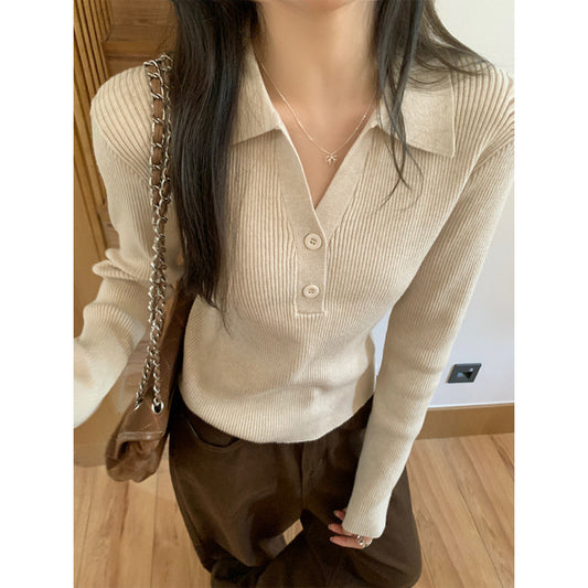Slim Fit Inner Wear Sweater Slimming Top