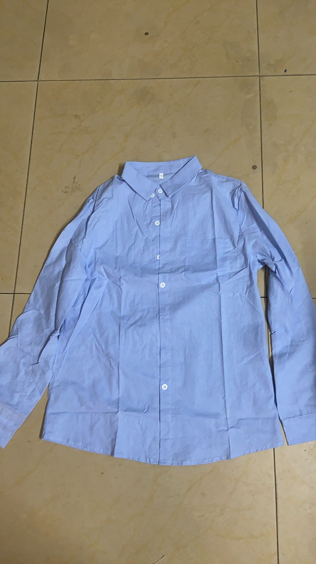 Long Sleeve Cotton Linen Shirt Men's Casual Polo Collar