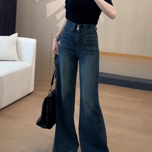Flared Jeans For Women A-line Style, Autumn