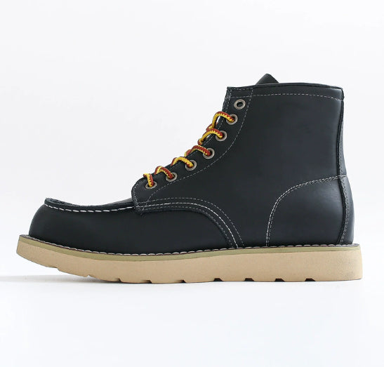 Retro Mark Head Work Boots Casual Martin Men