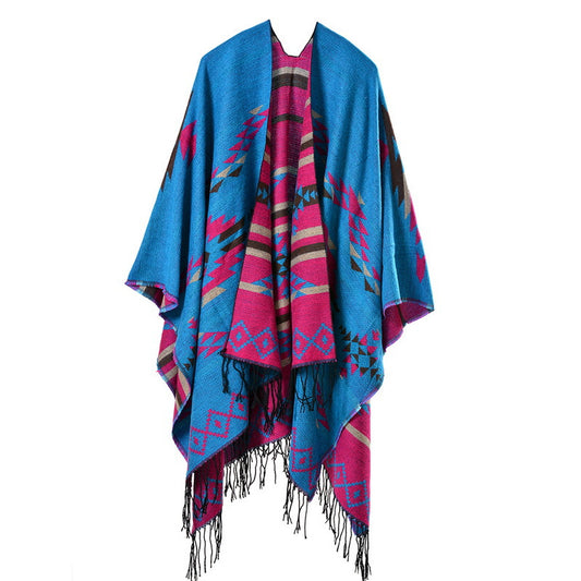 Diamond-shaped Tassels, Lengthened And Thickened Imitation Cashmere Autumn And Winter