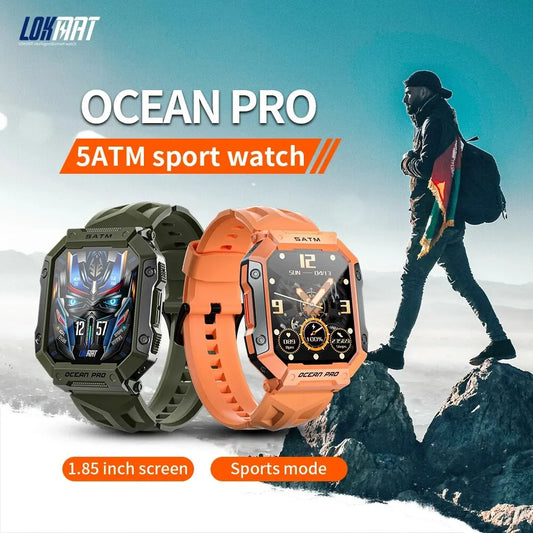 OCEAN PRO Smart Watch Health and Sports Monitoring Smart Notification Smart Watch Men Compatible with IOS and Android