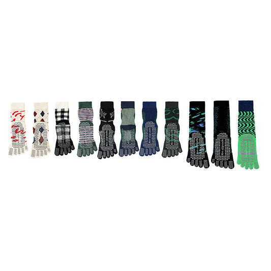 Autumn And Winter Mid-calf Pilates Long Yoga Non-slip Professional Women's Finger Sports Socks