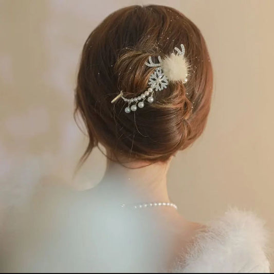 Christmas Headdress Small Deer Antlers Hair Band
