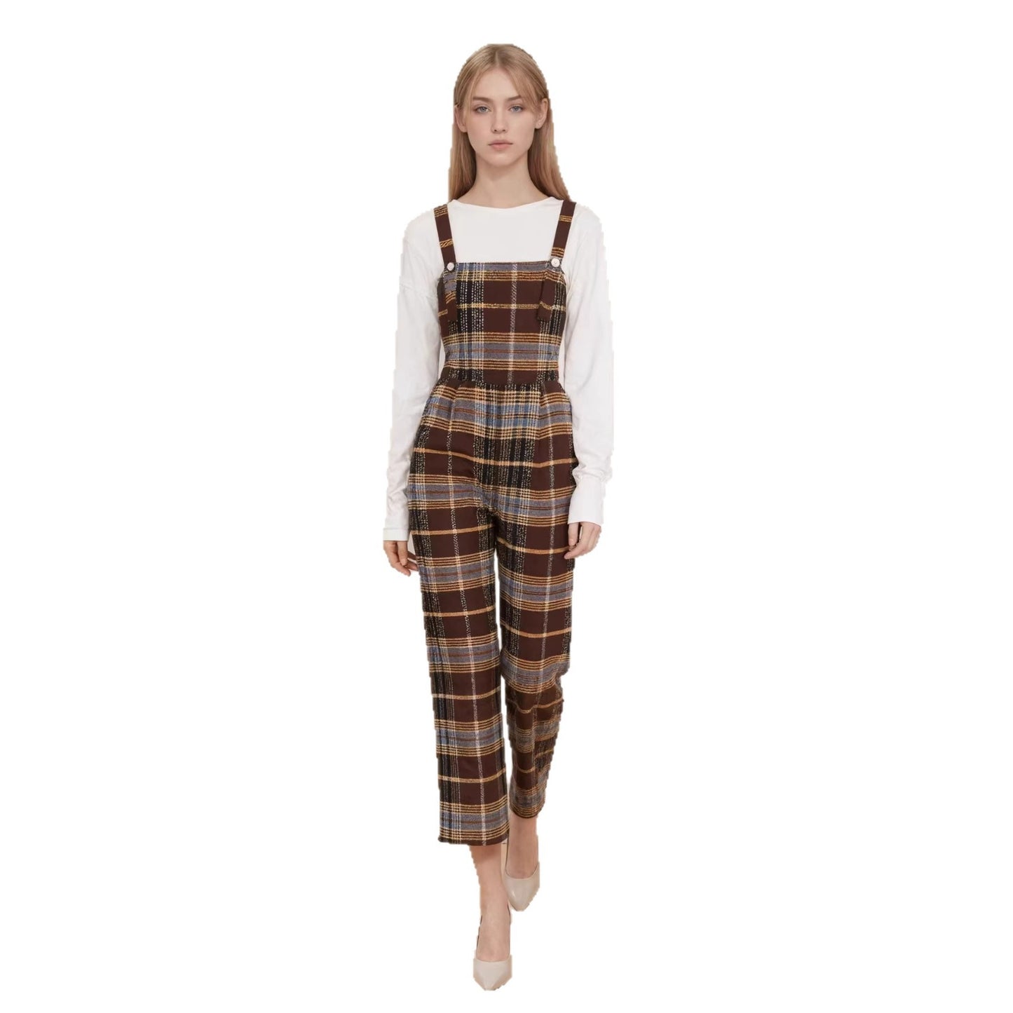 High-waisted Loose-fitting Wide-leg Pants