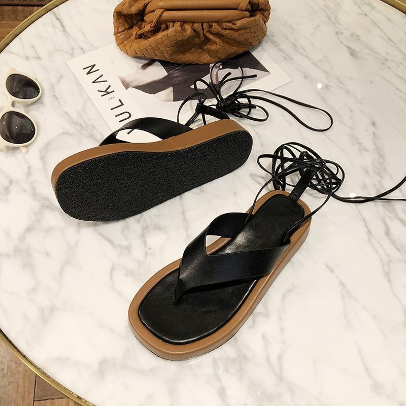 Vintage Lace Up Roman Beach Shoes Fashion