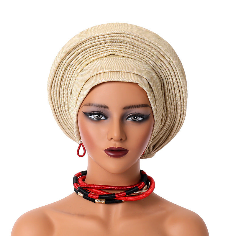 Heavy Industry Bright Silk Laminated Bandage Party Toque