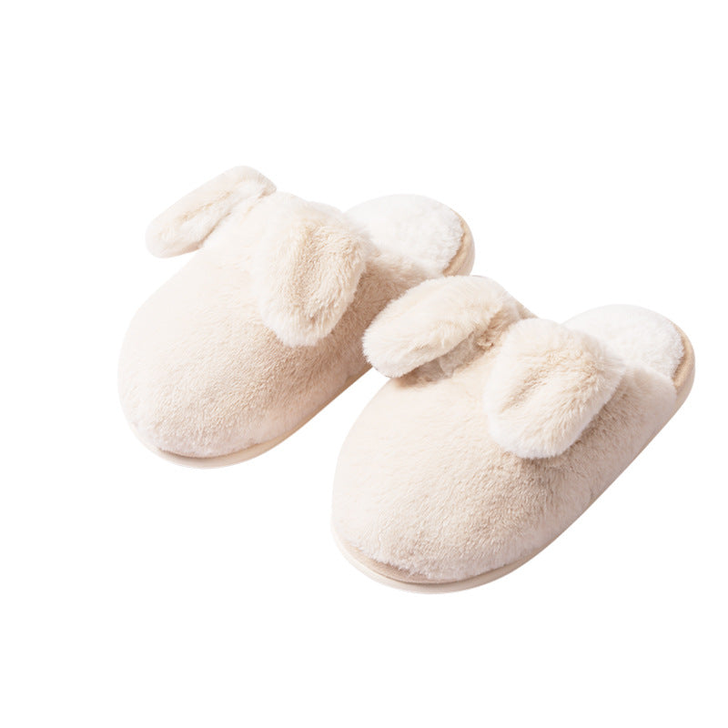 Women's Fashion Plush Rabbit Ears Slippers