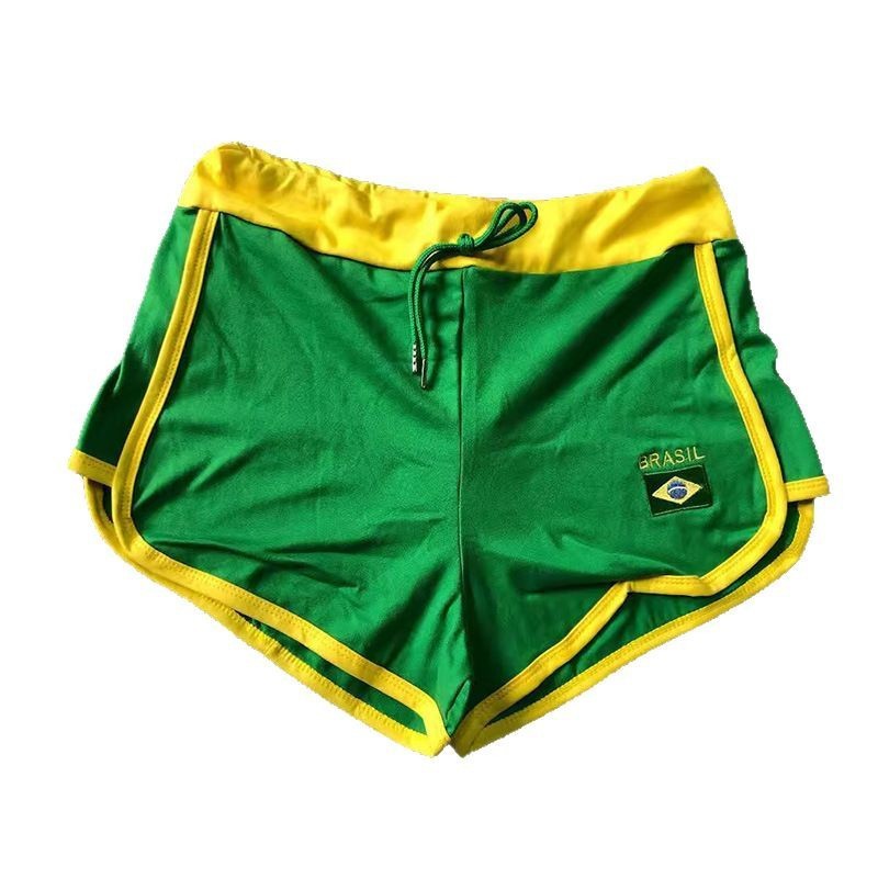 Sexede hotte pigeshorts til stranden, lavtaljede med snøre, taljerede, til kvinder