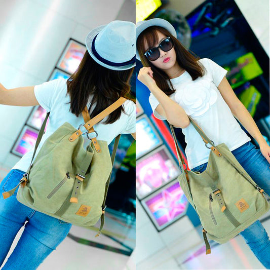 Fashion Multi-Functional Canvas Backpack