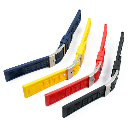 Waterproof silicone strap
