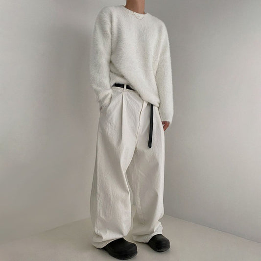 Mink Hair Comfortable Knitwear Male Autumn And Winter Loose