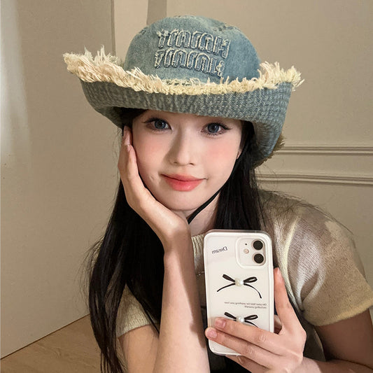 Western Denim Japanese-style Retro Old Niche Design