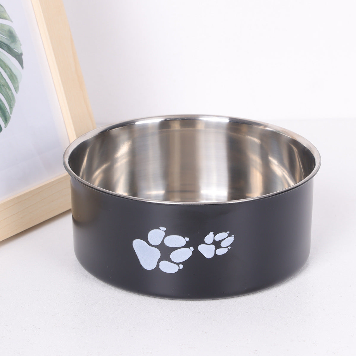 Stainless Steel Dog Bowl Large Capacity Anti-tumble Cat Bowl