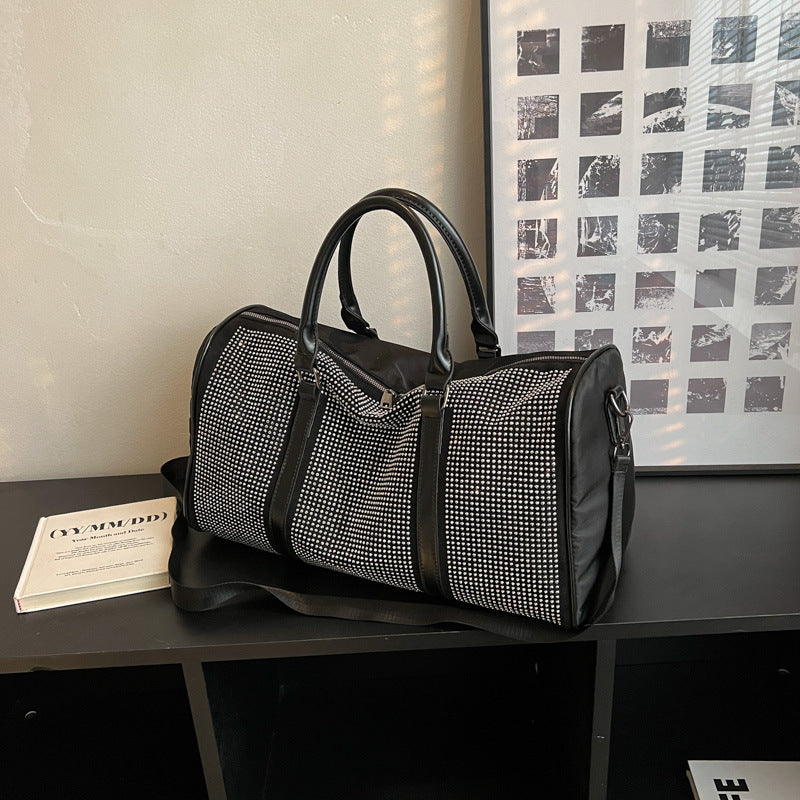 Women's Korean-style Rhinestone Large Capacity Travel Bag