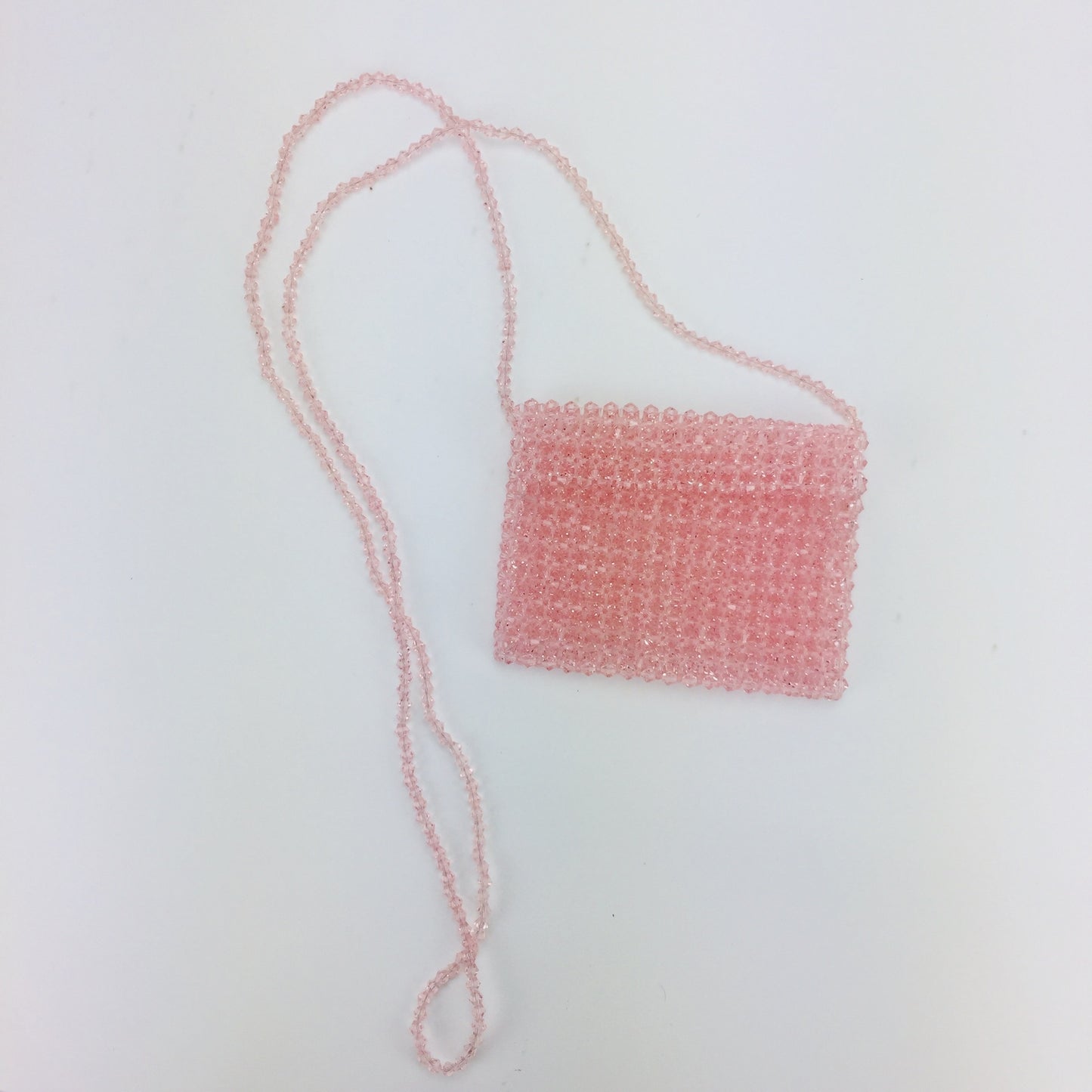 Multicolor Crystal Beaded Mini Crossbody Handbag