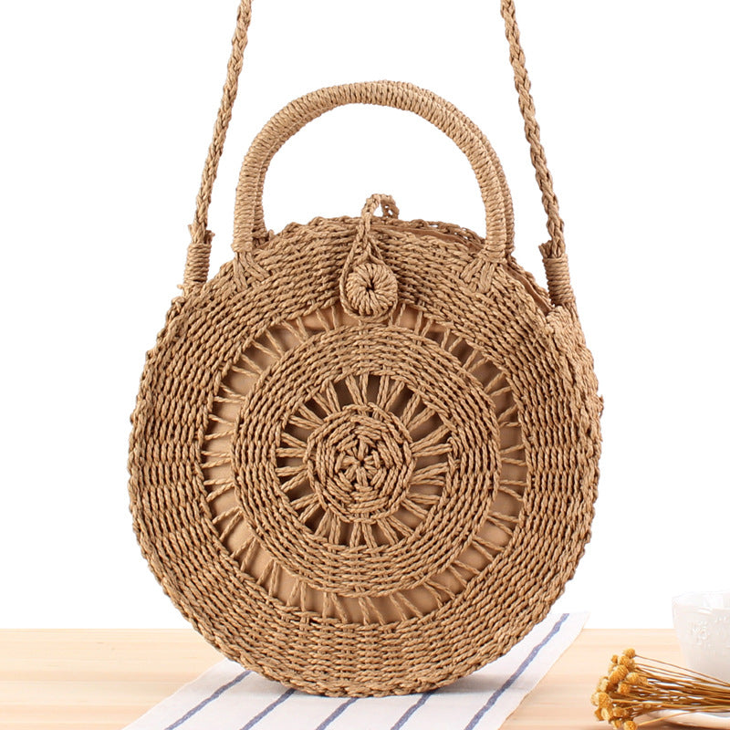 Vacation Beach Hand-woven Bag Round Hand