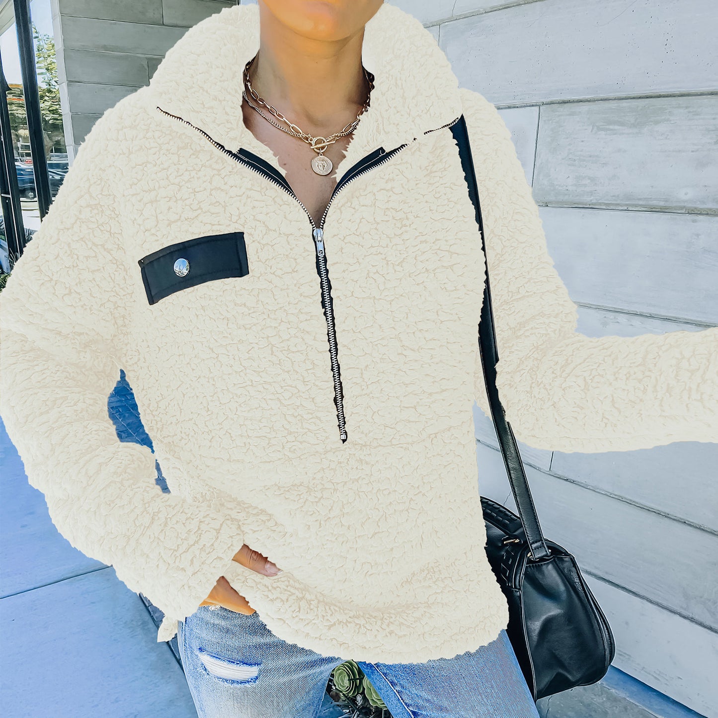 Explosive Winter Coat Women's Imitation Lamb Wool Coat