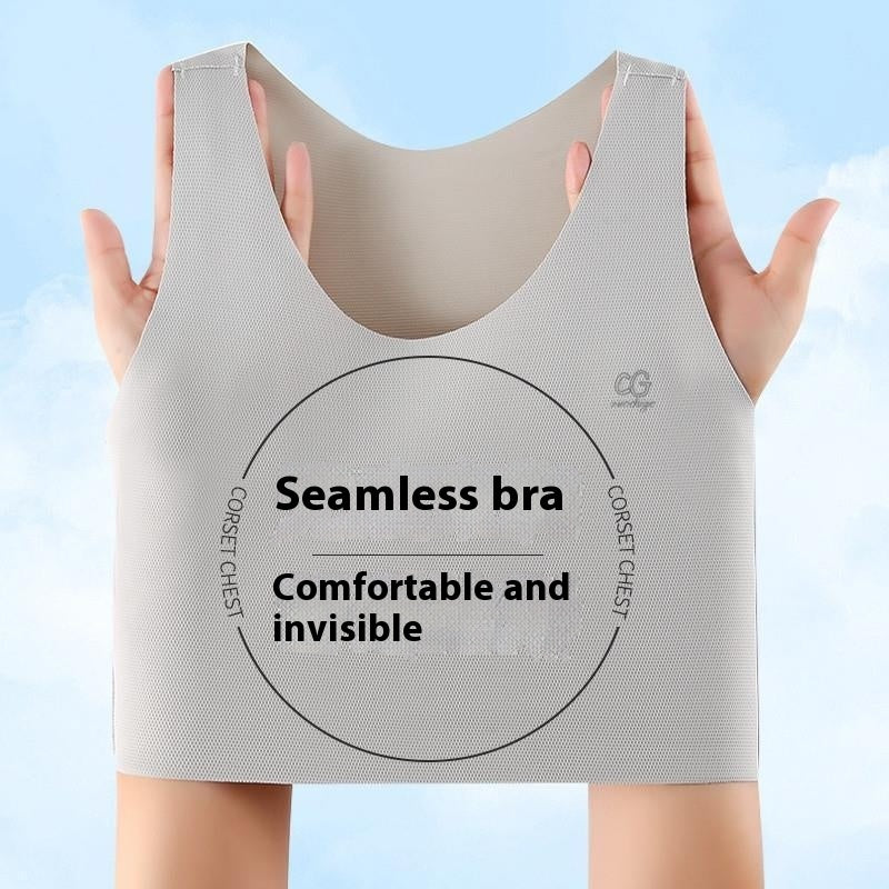 Traceless Invisible Corset Underwear Sports Anti-sagging Nude Feel