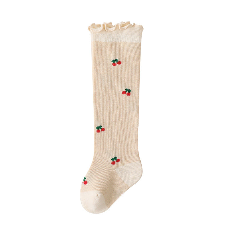 Fungus Loose Mouth Boneless Combed Cotton Baby Stockings
