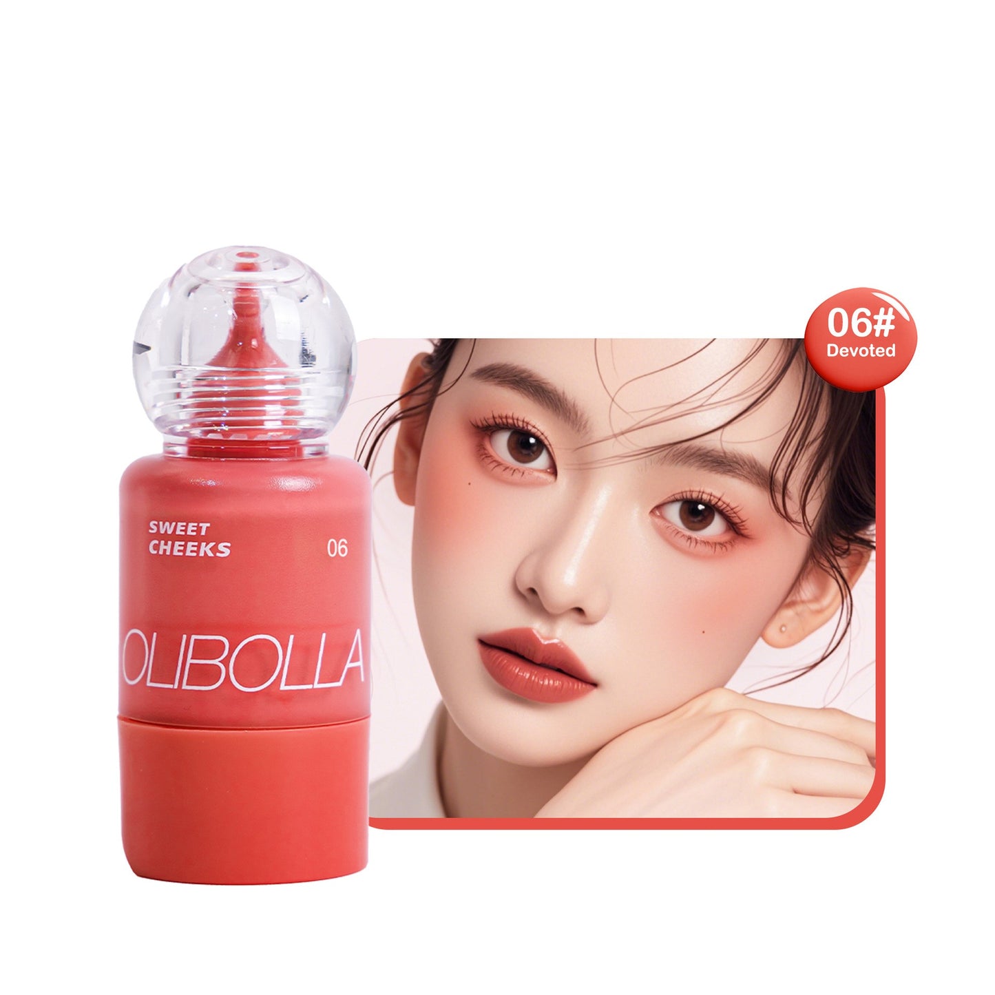 Small Feeding Bottle Press Blush Water Light Liquid