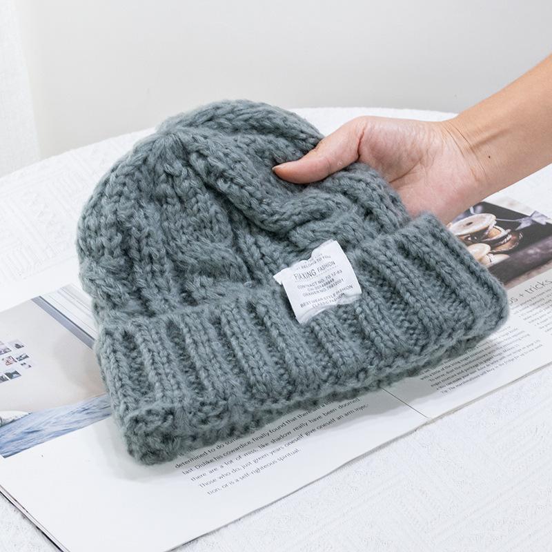 Women's Fashion Casual Solid Color Woolen Hat