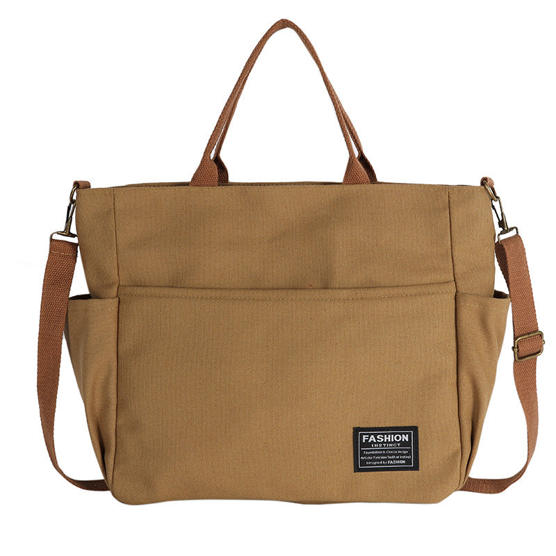 Simple Students Have Thick Single-shoulder Bags