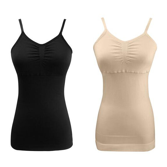 Popular Long Camisole Body Sculpting Belly Seamless Bodysuit