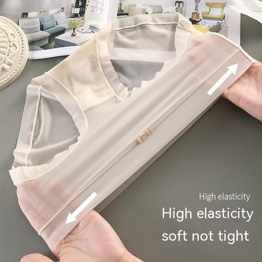 Women's Fashion Ice Silk Traceless Lace Shorts