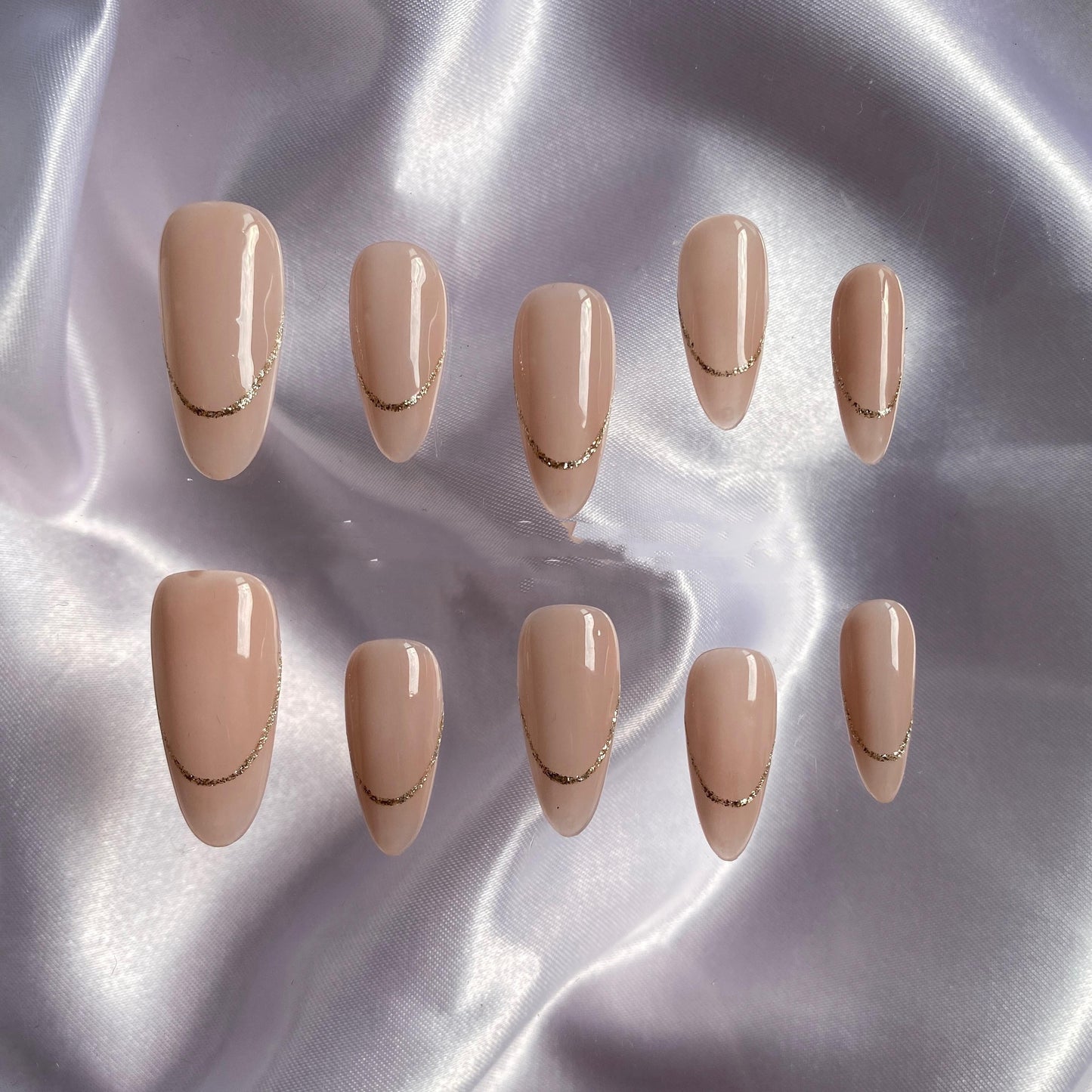 Almond French Finished Manicure