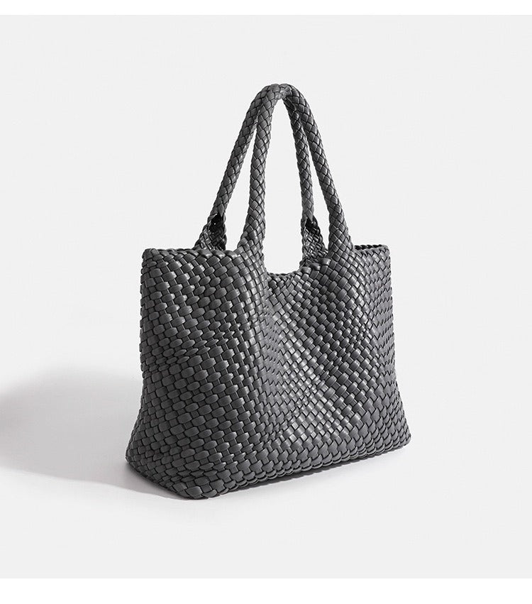 High-end Handwoven High-capacity Stylish Underarm Shoulder Bag