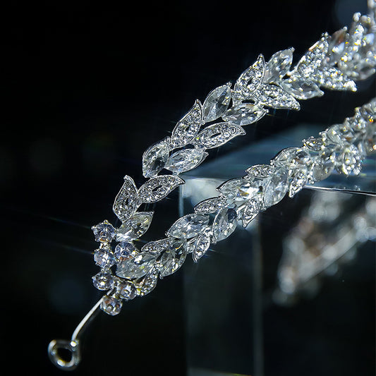 De nye håraccessories til brude - Diadem Brudehovedbeklædning Krystal