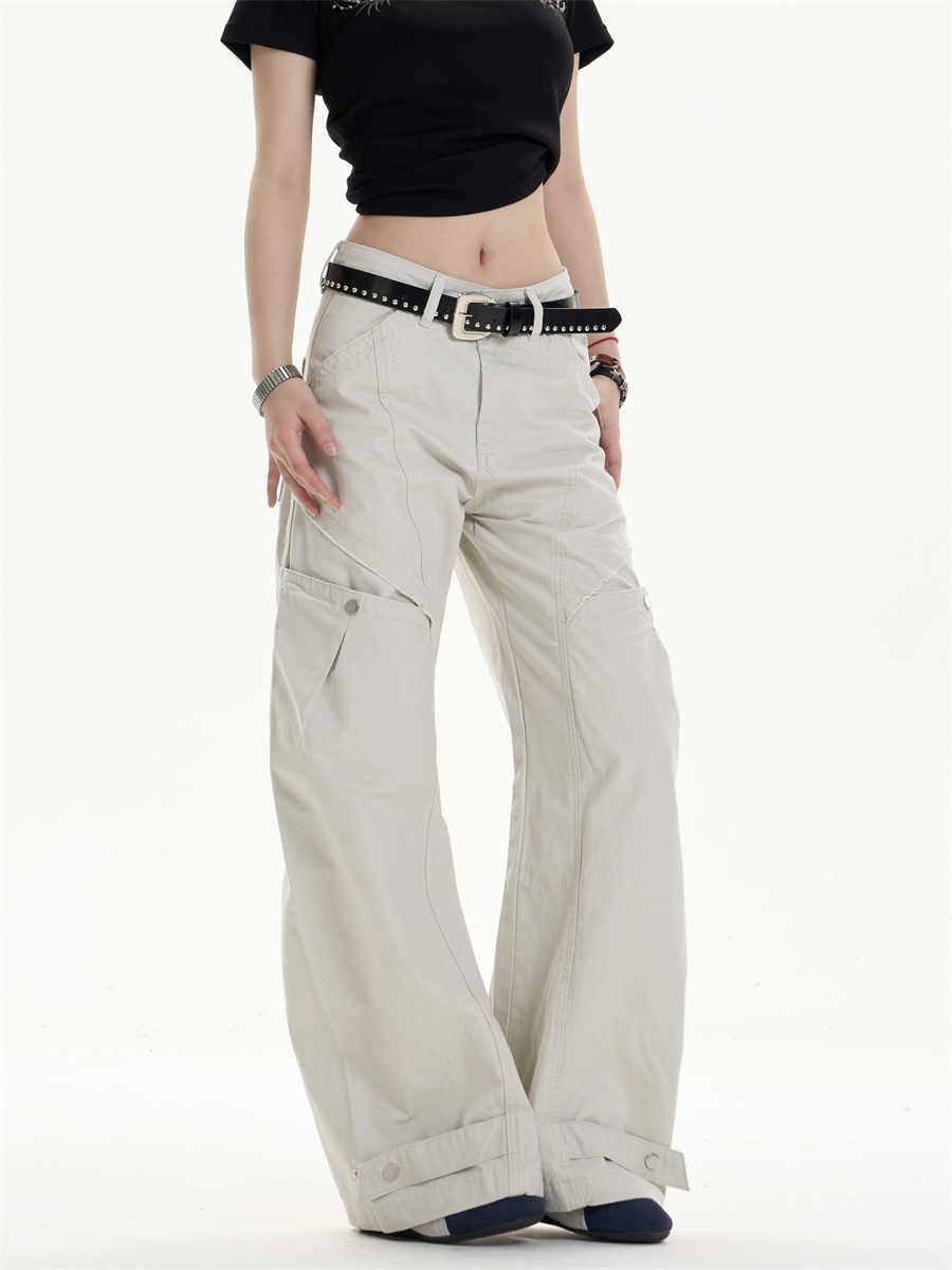 Retro Women's Casual Pants Loose Wide-leg Pants