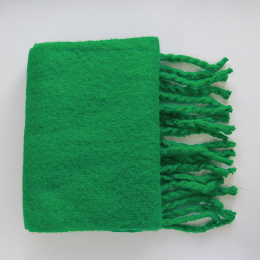 Women's Classic Solid Color Thick Beard Cashmere Scarf
