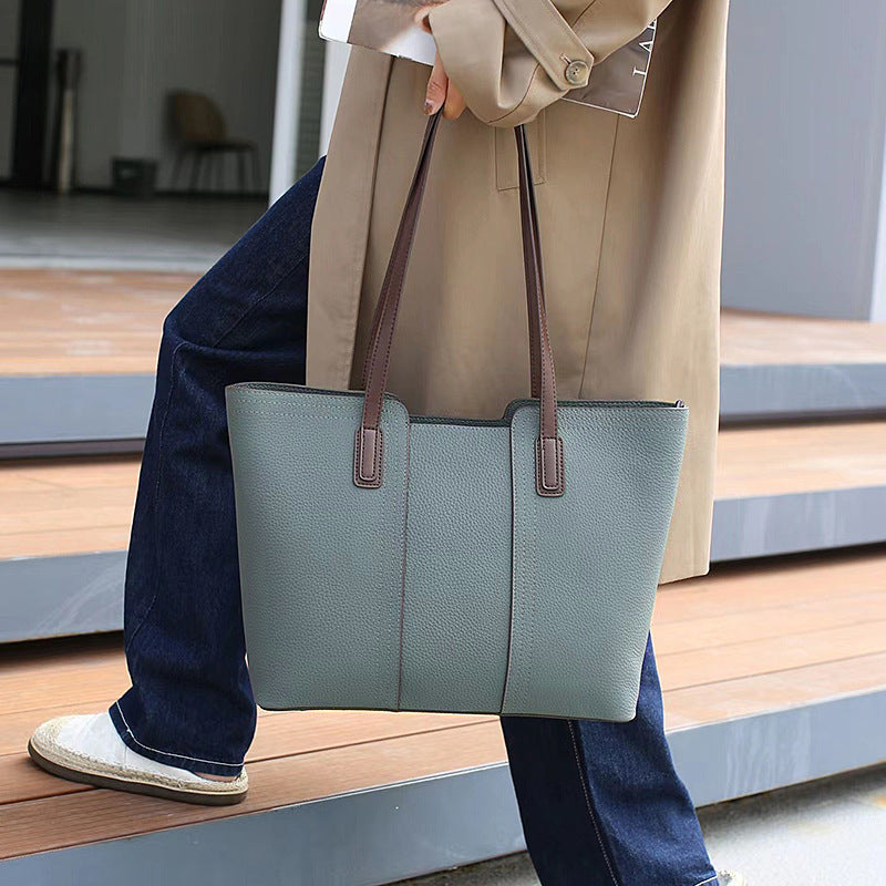Large Capacity Totes Women's Fashion One-shoulder Commuter All-match Bag