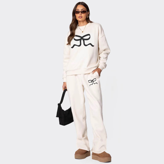 European And American Round Neck Long Sleeve Loose Thick Sweaters Women's Clothing