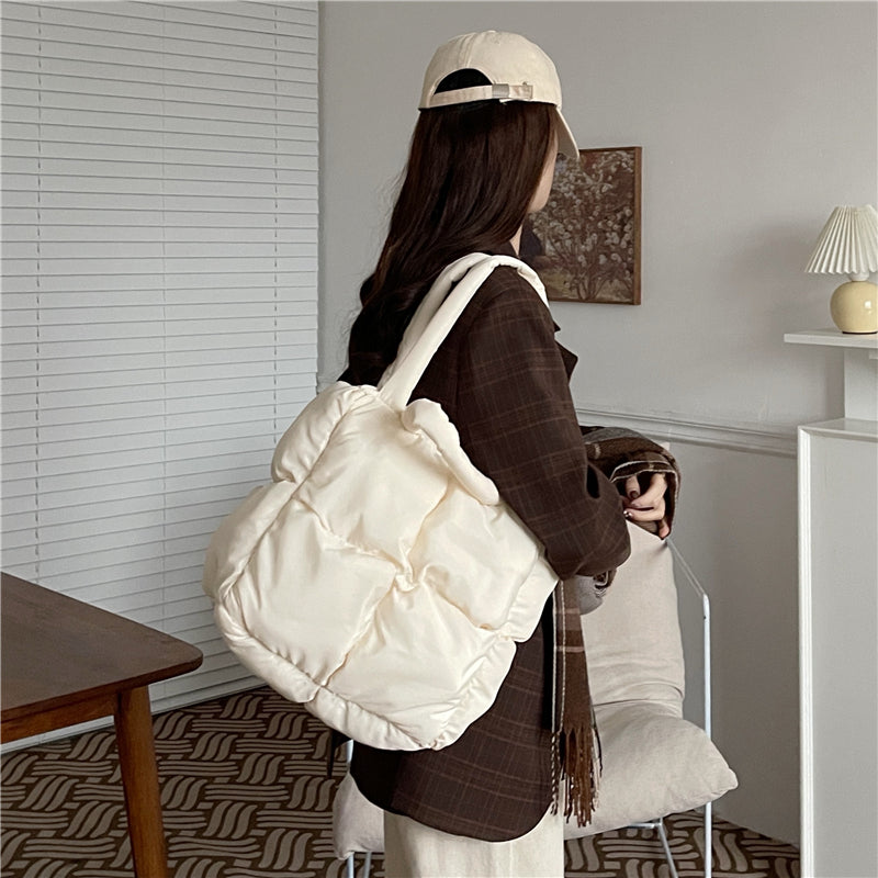 Handheld Niche Linggetote Bag Soft Down