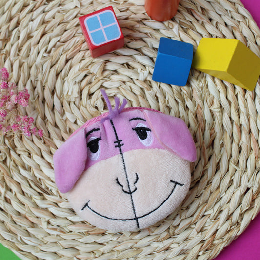 Cartoon Coin Wallet Creative Children Portable Circle