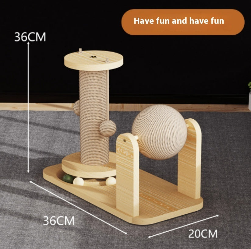 Scratch-resistant Pet Toy Pillar