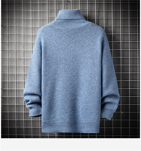 Spot Herre Ungdom Løs Afslappet Tegnefilm Haj Strikket Underdel Skjorte Sweater