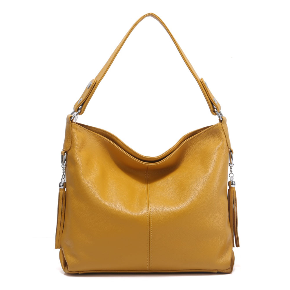 New Style Cowhide Shoulder Bag Fashion Tassels