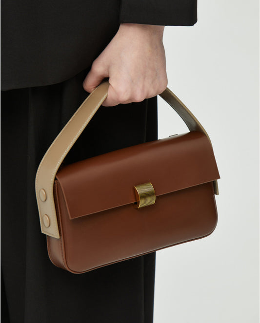 Dame Bærbar En Skulder Crossbody Lille Firkantet Taske
