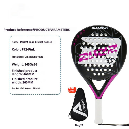 Tennisketsjer i kulfiber med burdesign