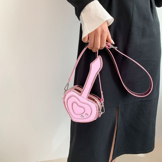 Women's Fashion Creative Heart Crossbody Bag